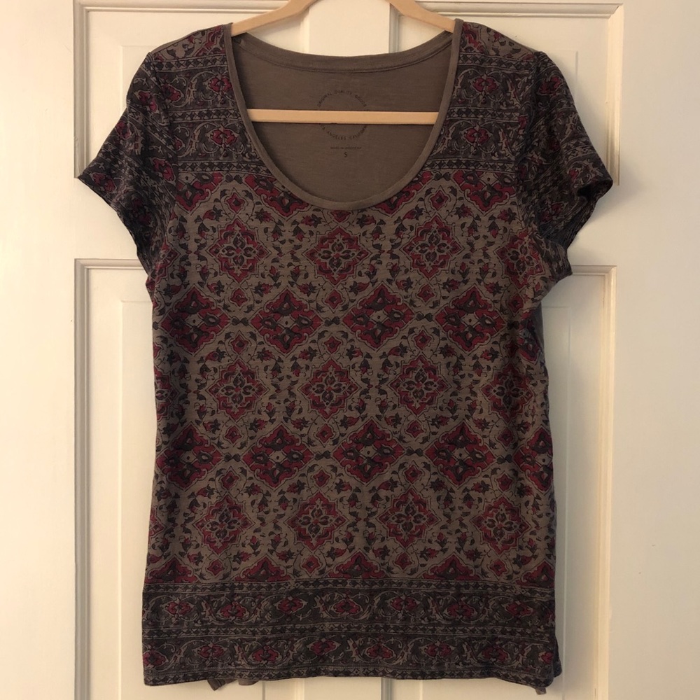 Lucky Brand Grey/Red T-Shirt